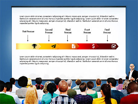 Data-driven diagrammen presentatiesjabloon, Dia 5, 03537, Datagestuurde Diagrammen — PoweredTemplate.com