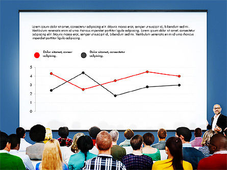 Data-driven diagrammen presentatiesjabloon, Dia 6, 03537, Datagestuurde Diagrammen — PoweredTemplate.com
