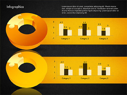 Data Driven Report with Puzzled Donut Shape, Slide 11, 03538, Data Driven Diagrams and Charts — PoweredTemplate.com