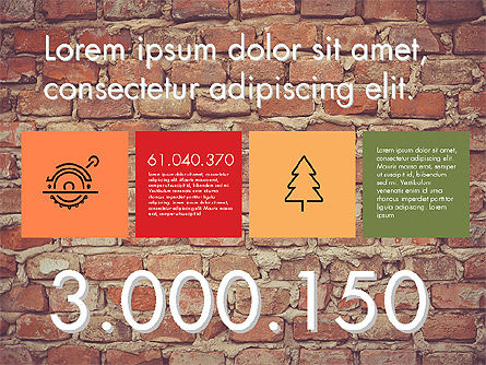 Raster Layout flache Präsentation Vorlage, Folie 5, 03539, Präsentationsvorlagen — PoweredTemplate.com