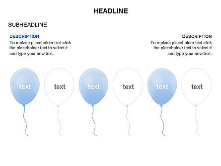 Diagram Balon, Slide 15, 03540, Bentuk — PoweredTemplate.com