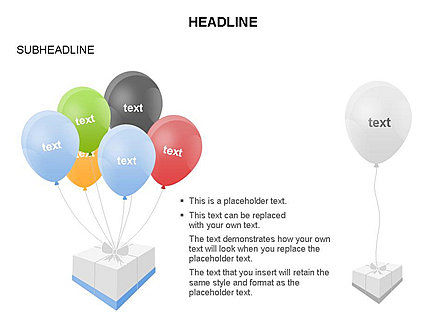 Diagram Balon, Slide 27, 03540, Bentuk — PoweredTemplate.com
