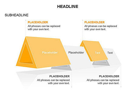 Diagrama de triángulo hueco, Diapositiva 16, 03541, Diagramas de la etapa — PoweredTemplate.com