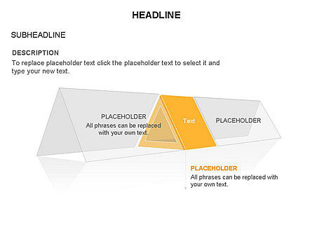 Diagrama de triángulo hueco, Diapositiva 28, 03541, Diagramas de la etapa — PoweredTemplate.com