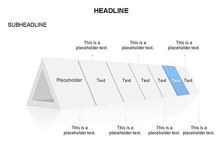 Hollow Triangle Diagram, Slide 7, 03541, Stage Diagrams — PoweredTemplate.com
