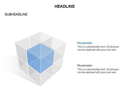 Diagrama de cubo, Diapositiva 28, 03542, Formas — PoweredTemplate.com