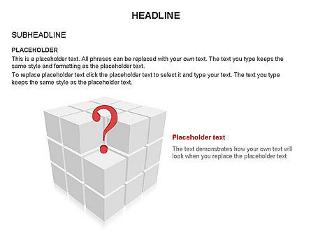 Diagramme cube, Diapositive 29, 03542, Formes — PoweredTemplate.com