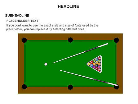 Billiards formas e diagramas, Deslizar 20, 03547, Formas — PoweredTemplate.com