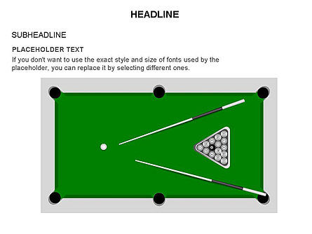 Billiards formas e diagramas, Deslizar 40, 03547, Formas — PoweredTemplate.com