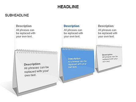 Modèle de calendrier Powerpoint, Diapositive 15, 03548, Timelines & Calendars — PoweredTemplate.com