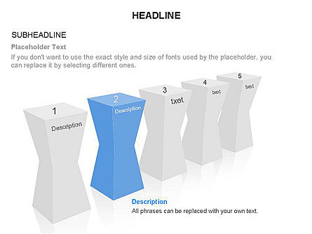 Dumbbell-como las formas 3D, Diapositiva 3, 03556, Formas — PoweredTemplate.com