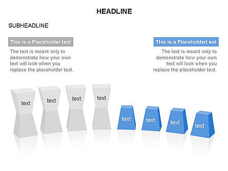 Dumbbell-como las formas 3D, Diapositiva 9, 03556, Formas — PoweredTemplate.com