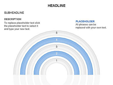 아치 다이어그램, 슬라이드 10, 03557, 모양 — PoweredTemplate.com
