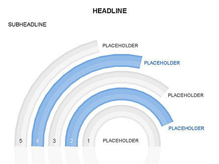 Diagrammes d'arc, Diapositive 12, 03557, Formes — PoweredTemplate.com