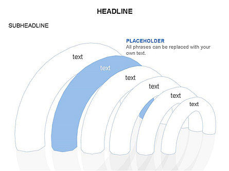 Diagrammi Arch, Slide 7, 03557, Forme — PoweredTemplate.com