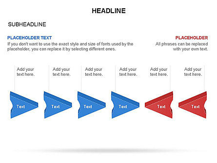 화살표 모양의 다이어그램, 슬라이드 15, 03559, 모양 — PoweredTemplate.com