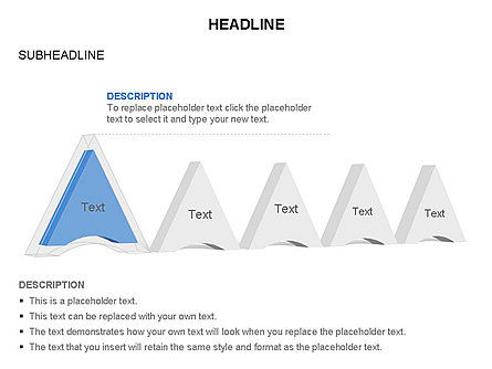 Diagramas en forma de flecha, Diapositiva 9, 03559, Formas — PoweredTemplate.com