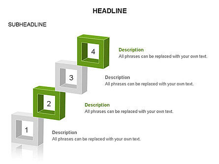 Diagram Kotak Berongga, Slide 5, 03560, Bentuk — PoweredTemplate.com