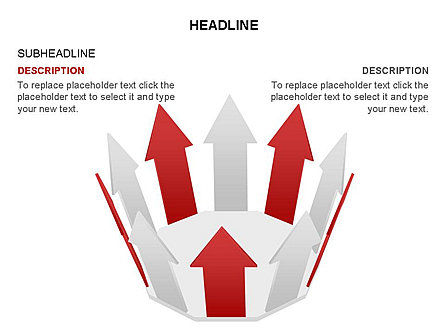 Flechas y Objetos, Diapositiva 12, 03562, Diagramas de proceso — PoweredTemplate.com