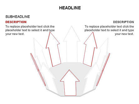 Flechas y Objetos, Diapositiva 14, 03562, Diagramas de proceso — PoweredTemplate.com