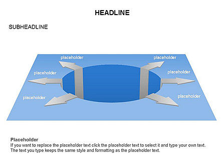 Frecce e oggetti, Slide 5, 03562, Diagrammi di Processo — PoweredTemplate.com