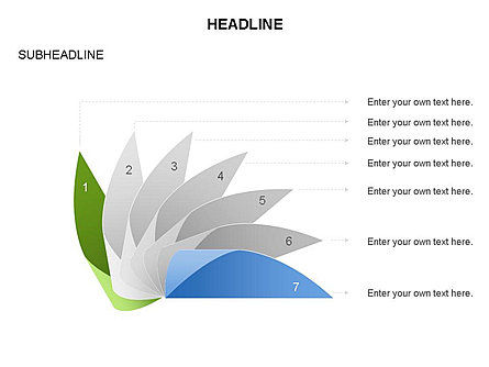 Diagrama del ventilador de viento de papel, Diapositiva 10, 03566, Diagramas de la etapa — PoweredTemplate.com