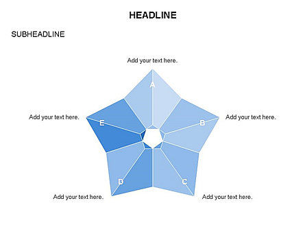 Diagrama de Estilo Origami, Diapositiva 25, 03568, Formas — PoweredTemplate.com