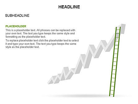 Folding Ladder Diagrams, Slide 11, 03569, Shapes — PoweredTemplate.com