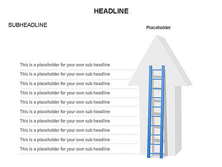Diagramas de escalera plegables, Diapositiva 27, 03569, Formas — PoweredTemplate.com