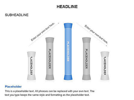 Säulen-Diagramme, Folie 13, 03570, Business Modelle — PoweredTemplate.com