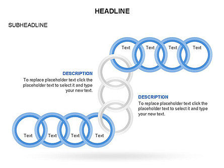 Diagrama de anillos enlazados, Diapositiva 21, 03571, Modelos de negocios — PoweredTemplate.com
