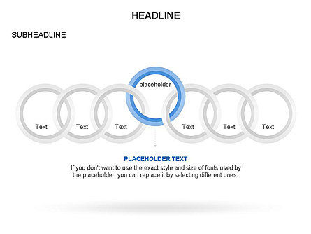 Diagrama de anillos enlazados, Diapositiva 6, 03571, Modelos de negocios — PoweredTemplate.com