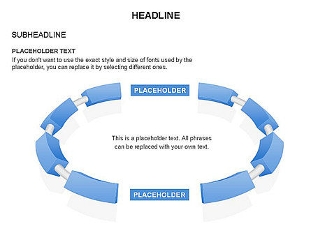 Strung on Ring Diagram, Slide 21, 03573, Business Models — PoweredTemplate.com
