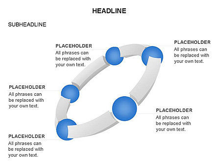 Strung on Ring Diagram, Slide 35, 03573, Business Models — PoweredTemplate.com