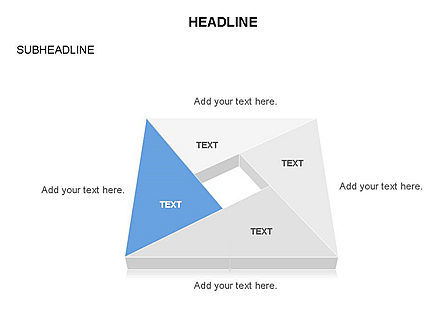 三角で構成された図, スライド 2, 03574, 図形 — PoweredTemplate.com