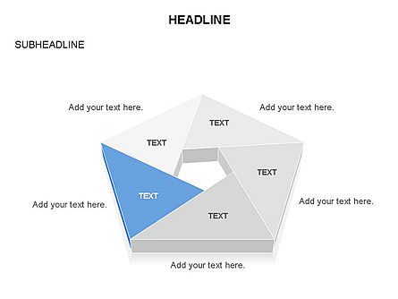 三角で構成された図, スライド 3, 03574, 図形 — PoweredTemplate.com