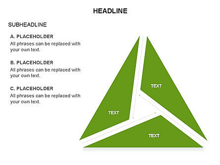 Figure composto di triangoli, Slide 9, 03574, Forme — PoweredTemplate.com