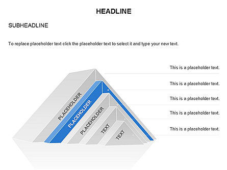 コーナー、三角形、ピラミッド, PowerPointテンプレート, 03576, 図形 — PoweredTemplate.com