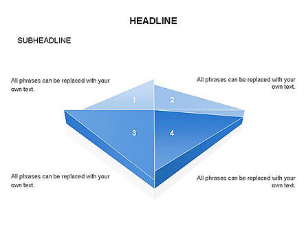 Formas compuestas de triángulos, Diapositiva 18, 03577, Formas — PoweredTemplate.com