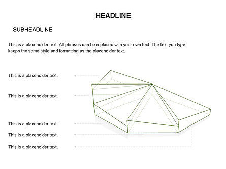 Formas compuestas de triángulos, Diapositiva 21, 03577, Formas — PoweredTemplate.com