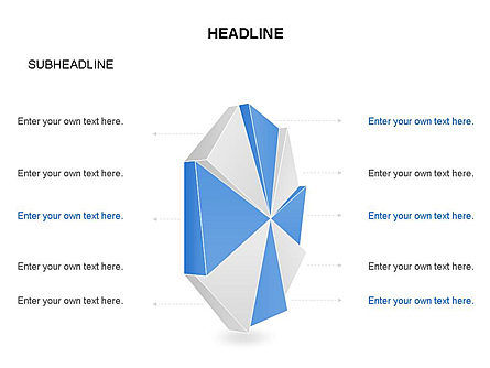 삼각형으로 구성된 도형, 슬라이드 26, 03577, 모양 — PoweredTemplate.com