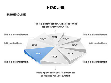 삼각형으로 구성된 도형, 슬라이드 9, 03577, 모양 — PoweredTemplate.com