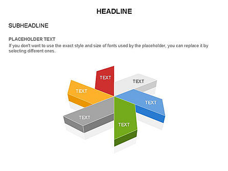 Objets composés de rectangles tronqués, Diapositive 25, 03579, Formes — PoweredTemplate.com