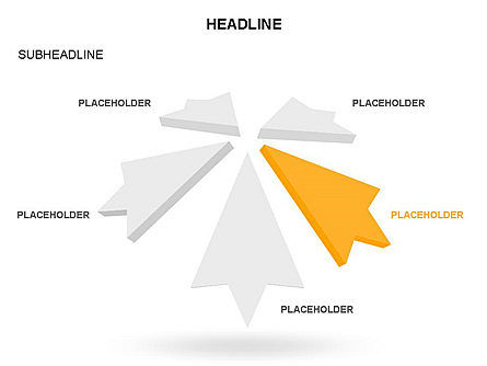 Flechas y Diagramas, Diapositiva 18, 03581, Formas — PoweredTemplate.com