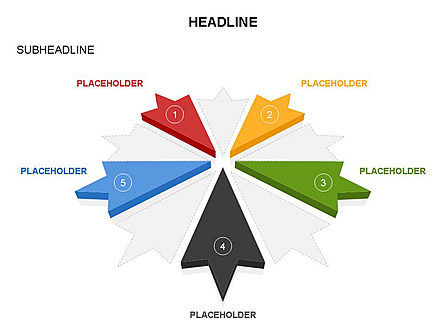 Flechas y Diagramas, Diapositiva 23, 03581, Formas — PoweredTemplate.com
