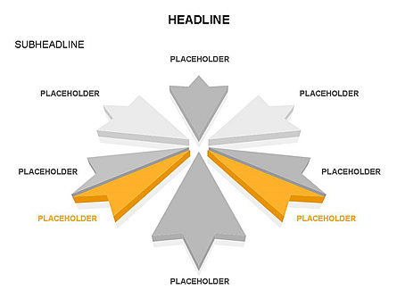 Frecce e diagrammi, Slide 24, 03581, Forme — PoweredTemplate.com