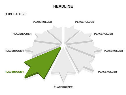 Flechas y Diagramas, Diapositiva 25, 03581, Formas — PoweredTemplate.com