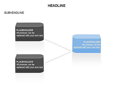 Timeline esquema e caixa de ferramentas de diagrama de processo, Deslizar 17, 03583, Diagramas de Processo — PoweredTemplate.com