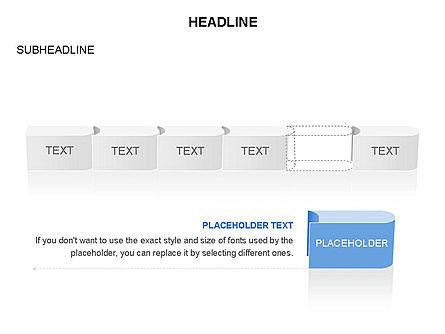 Timeline, Stage and Process Diagram Toolbox, Slide 4, 03583, Process Diagrams — PoweredTemplate.com