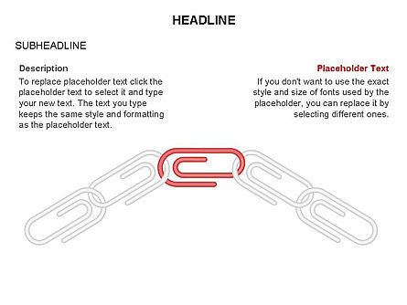 Linked Paper Clips, Slide 8, 03584, Stage Diagrams — PoweredTemplate.com